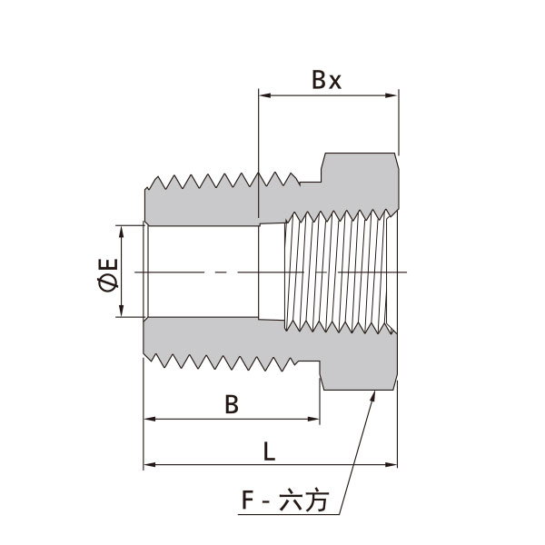内外NPT螺纹直通