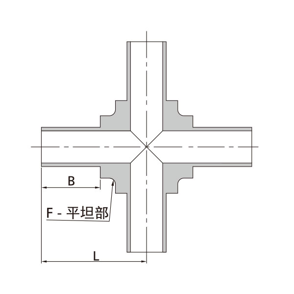 标准自动焊四通接头