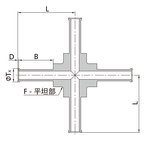 对中自动焊四通接头
