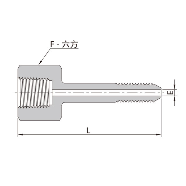 NPT阴螺纹-60高压螺纹管