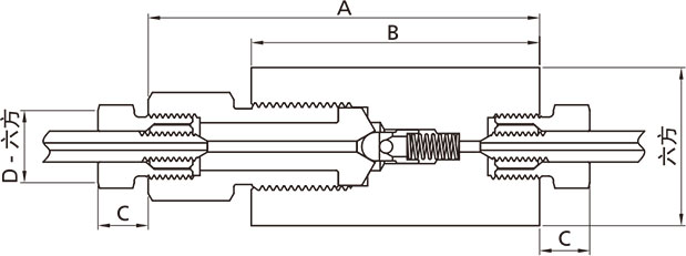 60CO系列硬密封单向阀