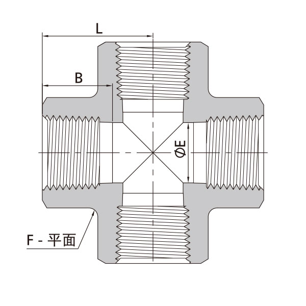 NPT内螺纹四通